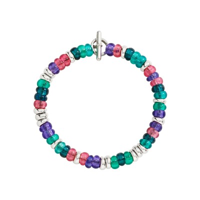 Bracelet Dodo Rondelle en argent et platique recyclé